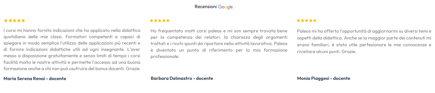 recensioni Google