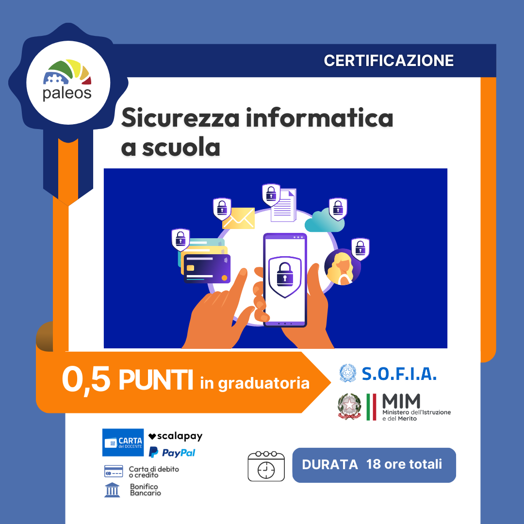 Certificazione Sicurezza informatica a scuola