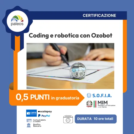 Certificazione Coding e robotica con Ozobot
