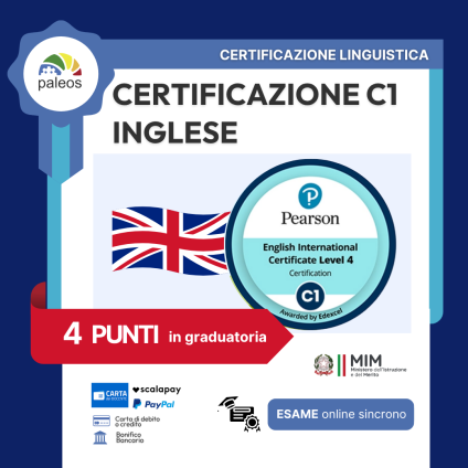 CERTIFICAZIONE C1 INGLESE PEARSON PEIC