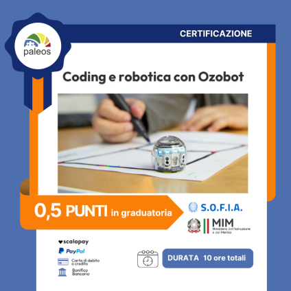 Cert_Coding e robotica con Ozobot