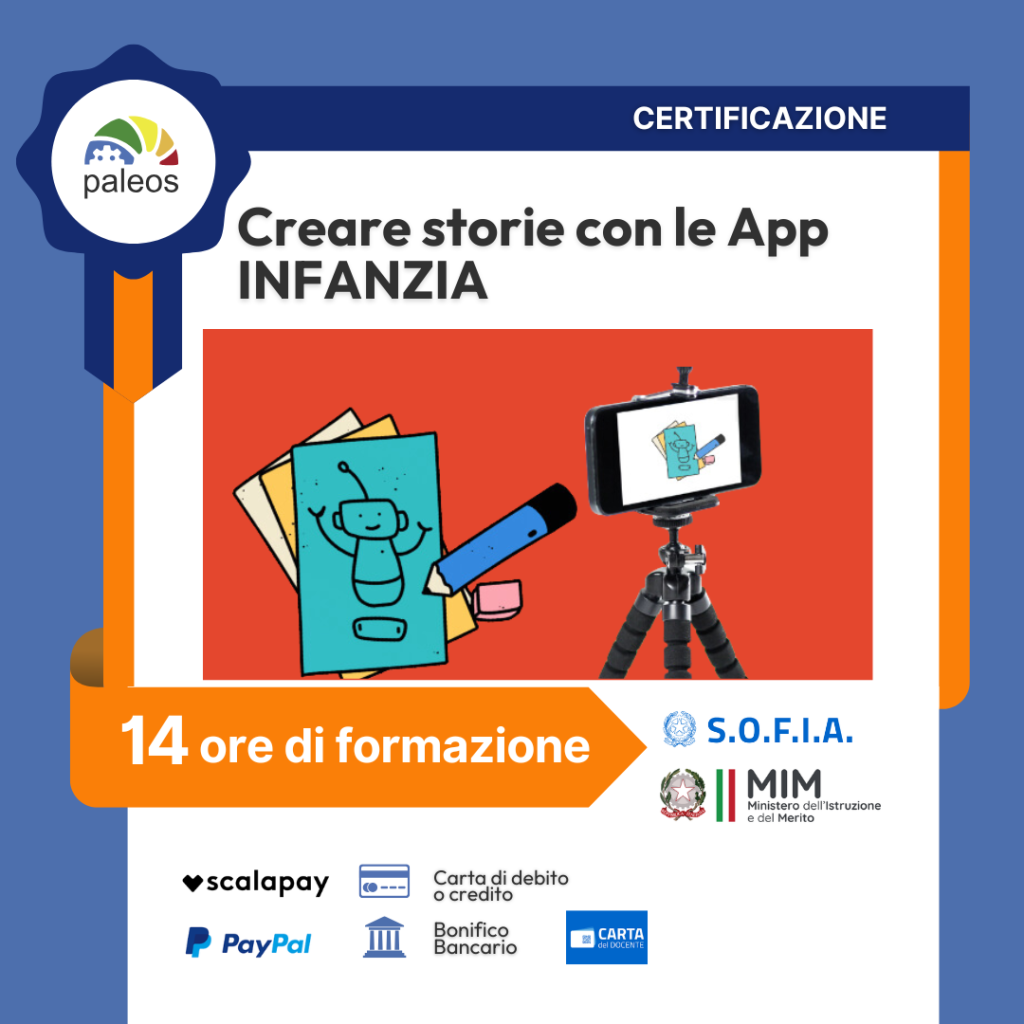 Immagine in evidenza del corso: Certificazione Creare storie con le app INFANZIA