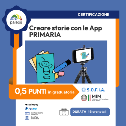 Cert_Creare storie con le App PRIMARIA Cert_Creare storie con le App PRIMARIA
