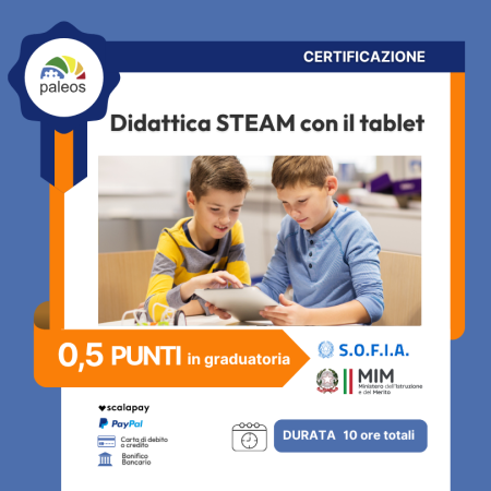 Cert_Didattica STEAM con il tablet