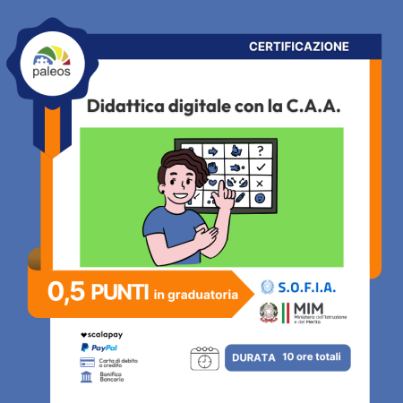 Certificazione Didattica digitale con la C.A.A.