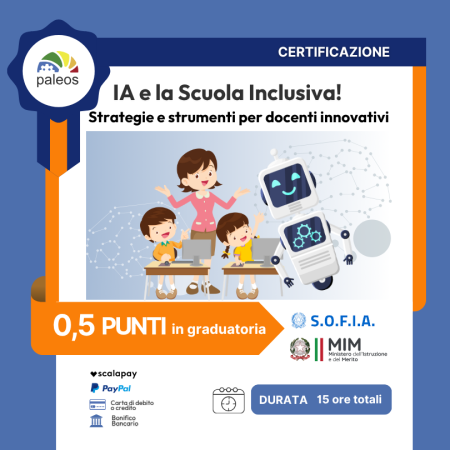 Cert_IA e la Scuola Inclusiva. Strategie e strumenti per docenti innovativi Cert_IA e la Scuola Inclusiva. Strategie e strumenti per docenti innovativi