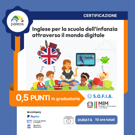 Cert_Inglese per la scuola dell’infanzia attraverso il mondo digitale Cert_Inglese per la scuola dell’infanzia attraverso il mondo digitale