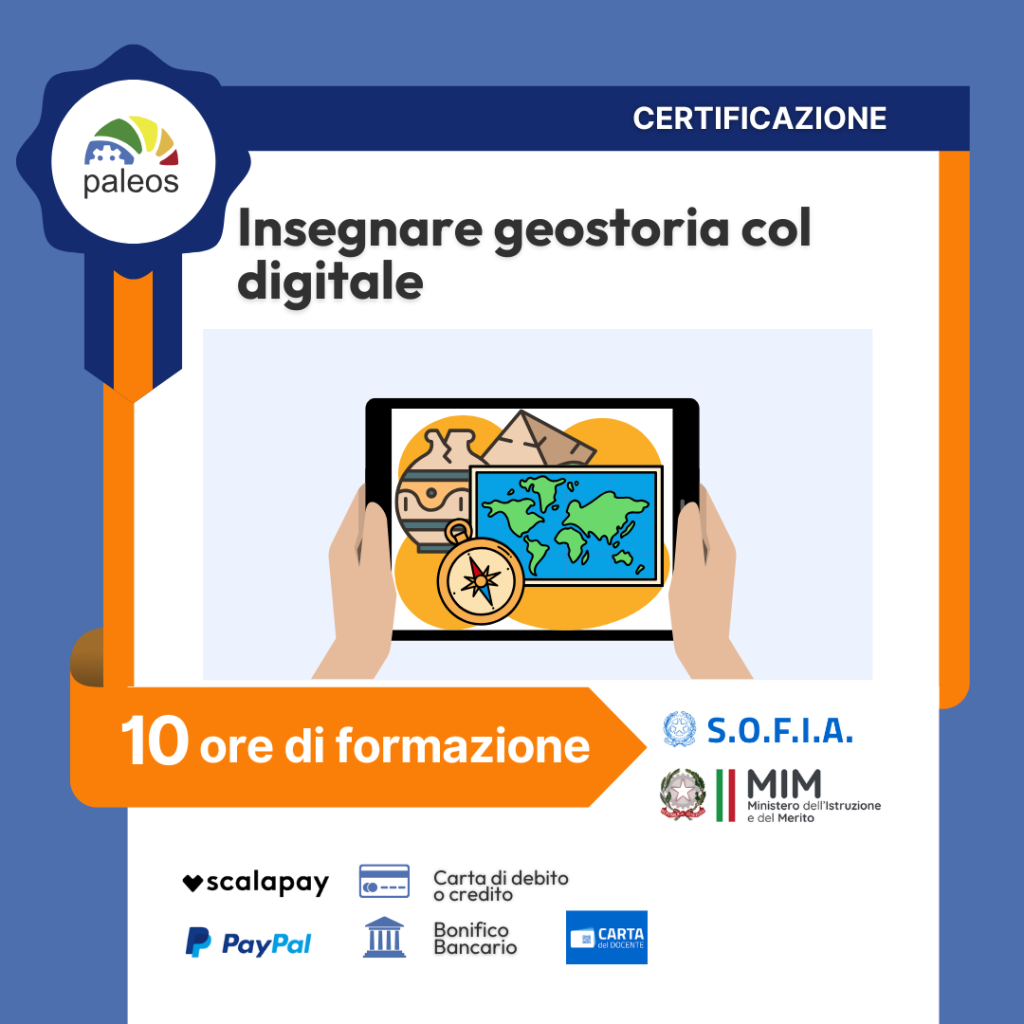 Immagine in evidenza del corso: Certificazione Insegnare geostoria col digitale