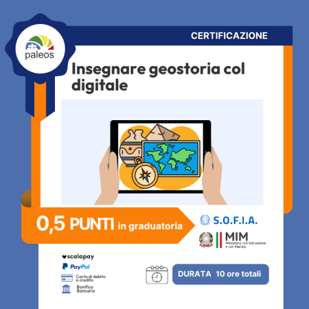 Certificazione Insegnare geostoria col digitale