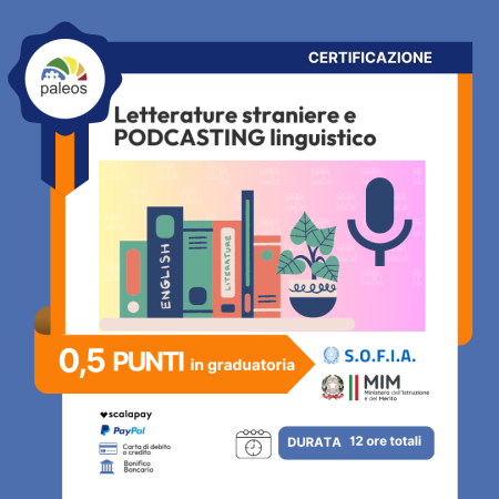 Cert_Letterature straniere e PODCASTING linguistico Cert_Letterature straniere e PODCASTING linguistico