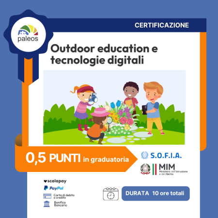 Certificazione Outdoor education e tecnologie digitali
