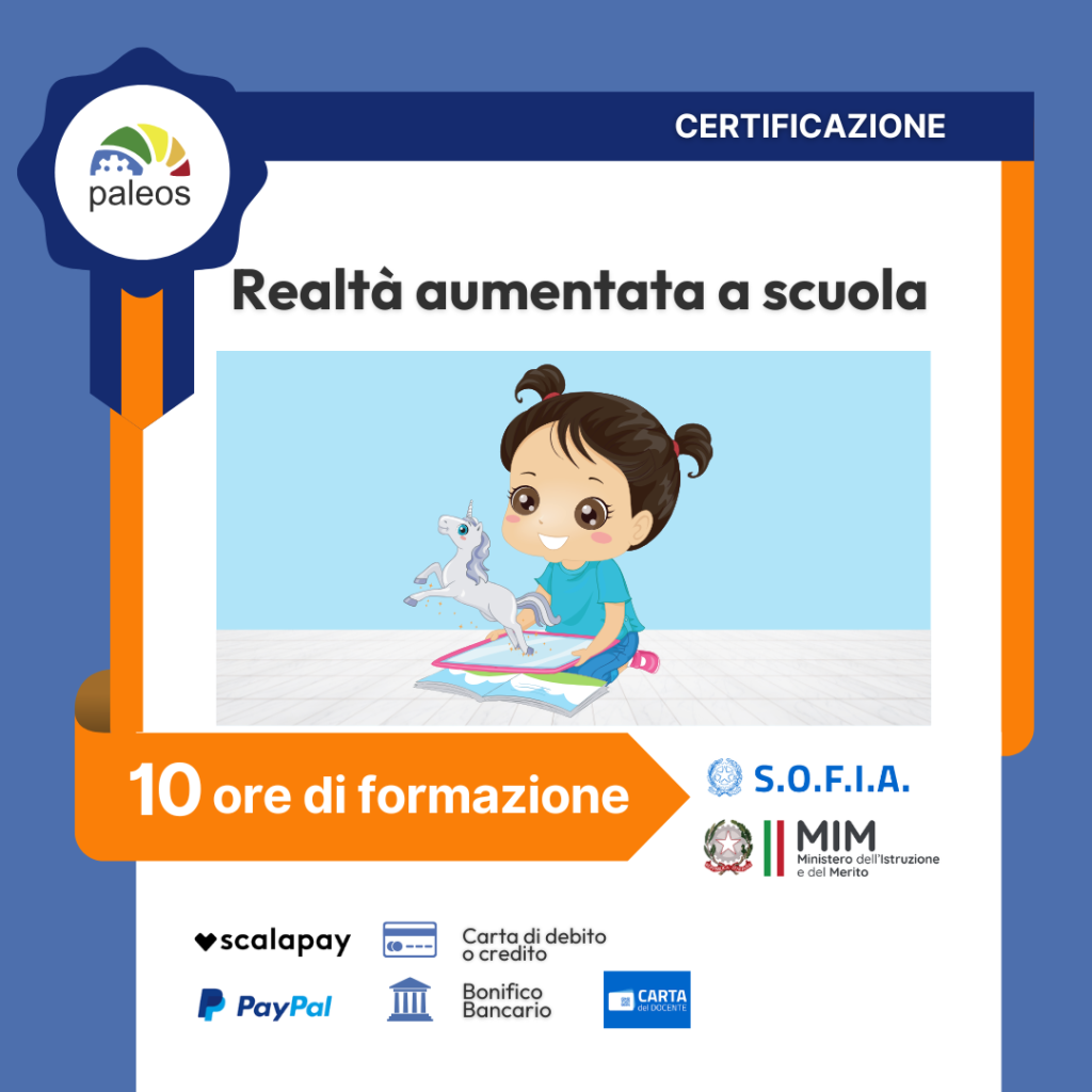 Immagine in evidenza del corso: Certificazione Realtà aumentata a scuola