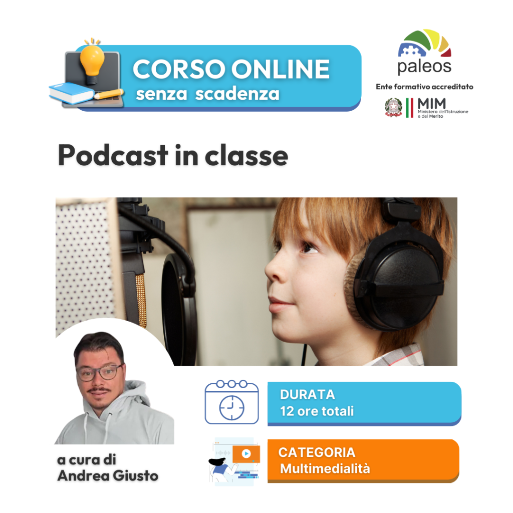 Corso online Podcast in classe –