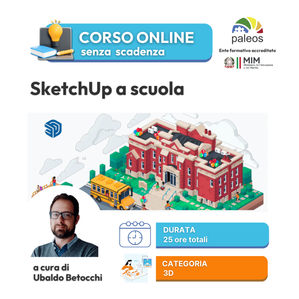 Corso online SketchUp a scuola –