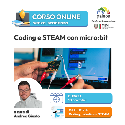 Corso online Coding e STEAM con micro:bit –