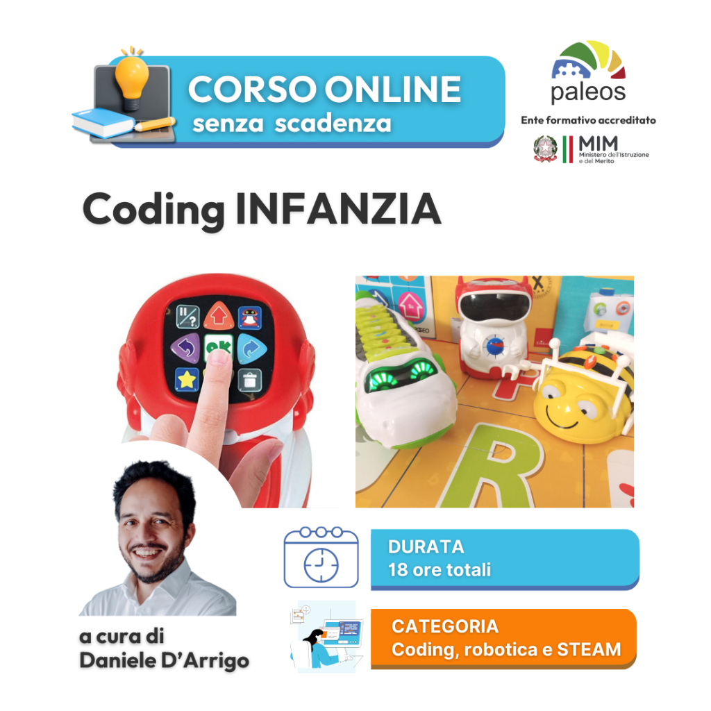 Corso online CODING infanzia PaLEoS –