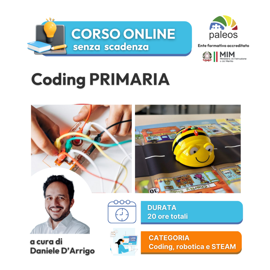 Corso online CODING primaria PaLEoS –