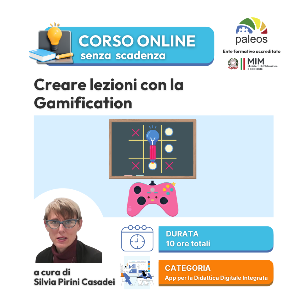 Corso online Creare lezioni con la Gamification –