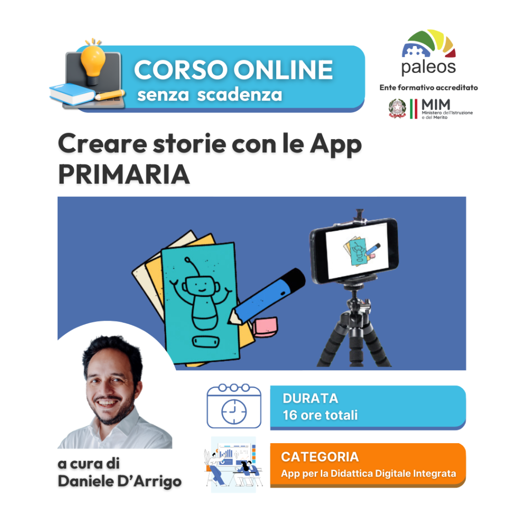 Corso online Creare storie con le app PRIMARIA –