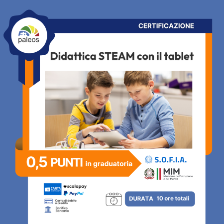 Didattica STEAM con il tablet