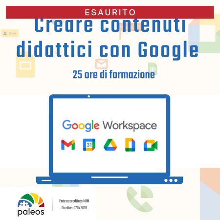 Certificazione Creare contenuti didattici con Google