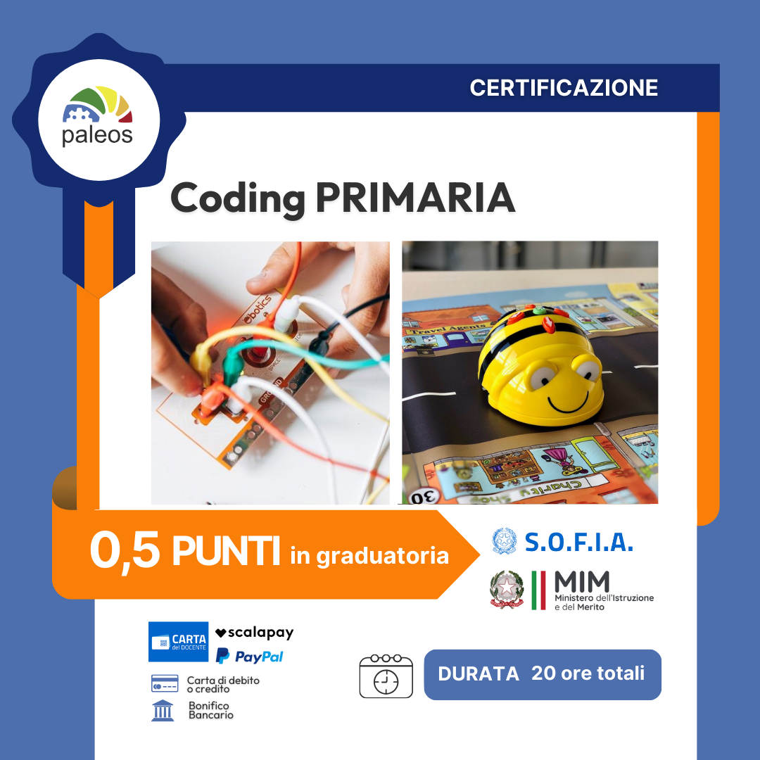 Certificazione CODING primaria PaLEoS