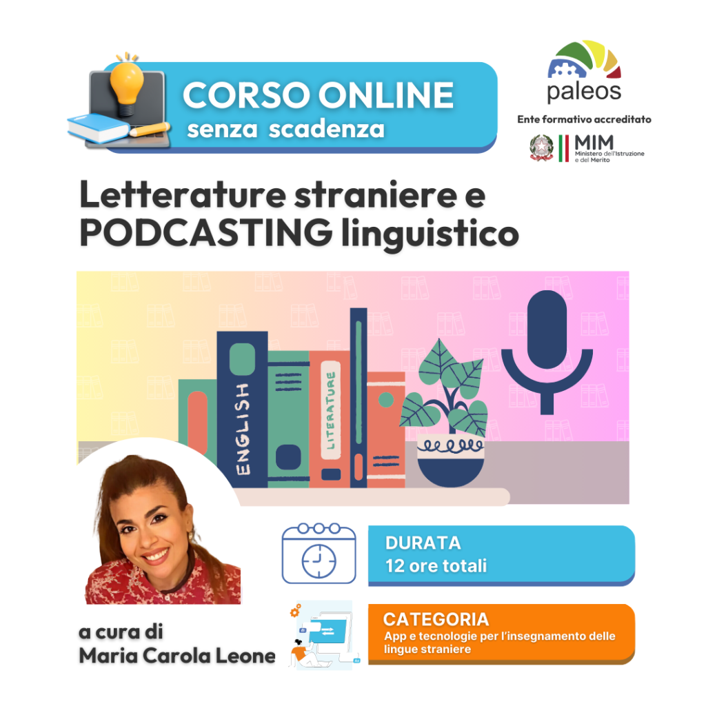 Corso online Letterature straniere e podcasting linguistico