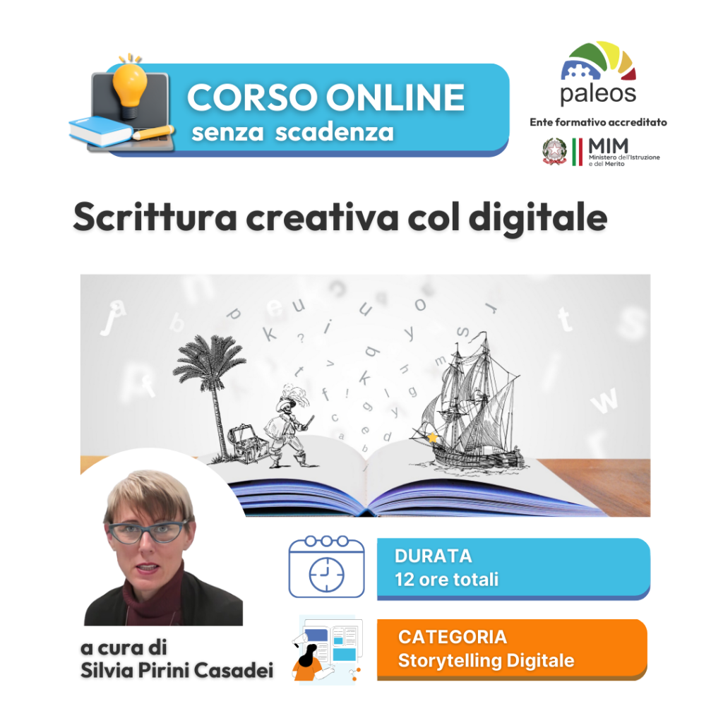 Corso online Scrittura creativa col digitale –