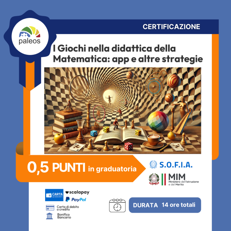 Certificazione I giochi nella didattica della matematica: app e altre strategie