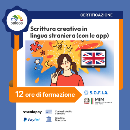 Certificazione Scrittura creativa in lingua straniera (con le app)