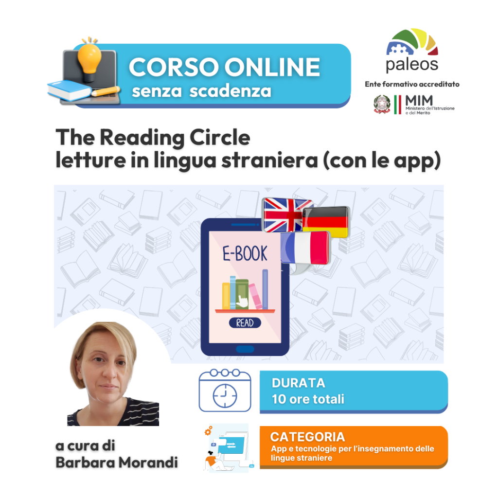 Immagine in evidenza del corso: The Reading Circle letture in lingua straniera (con le app) – senza certificazione