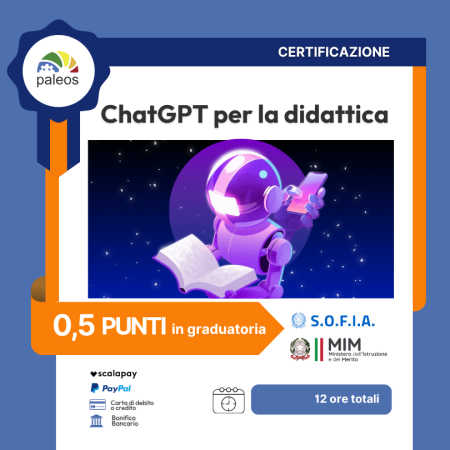 Certificazione ChatGPT per la didattica Certificazione ChatGPT per la didattica