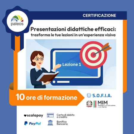 Certificazione Presentazioni didattiche efficaci