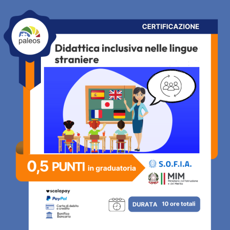 Certificazione didattica inclusiva nelle lingue straniere