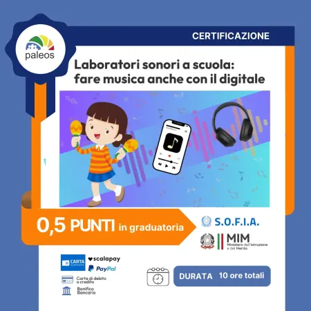 certificazione laboratori sonori a scuola