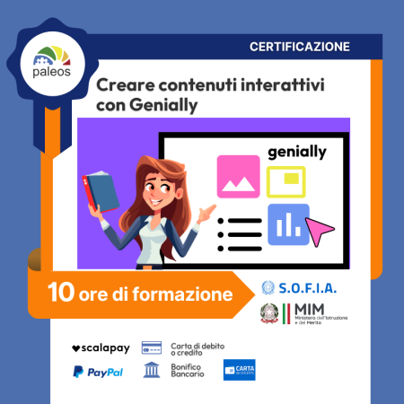 Certificazione Creare contenuti interattivi con Genially