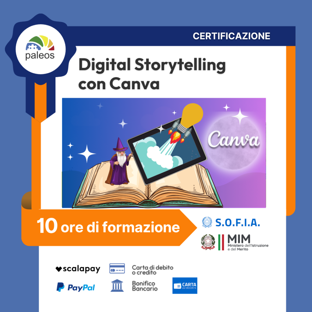 Immagine in evidenza del corso: Certificazione Digital Storytelling con Canva