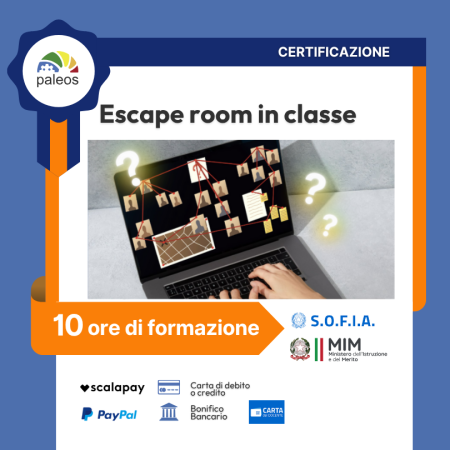 Certificazione Escape Room in classe