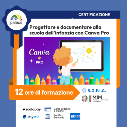 Cert_Progettare e documentare alla scuola dell’infanzia con Canva Pro