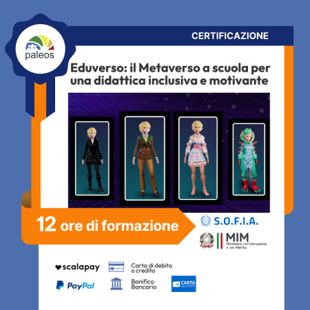 Certificazione Eduverso_ il Metaverso a scuola per una didattica inclusiva e motivante