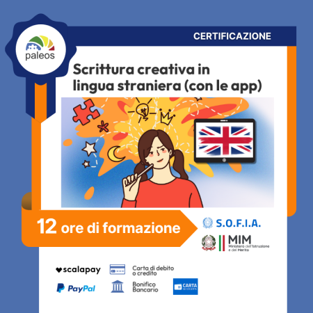 Certificazione Scrittura creativa in lingua straniera (con le app)