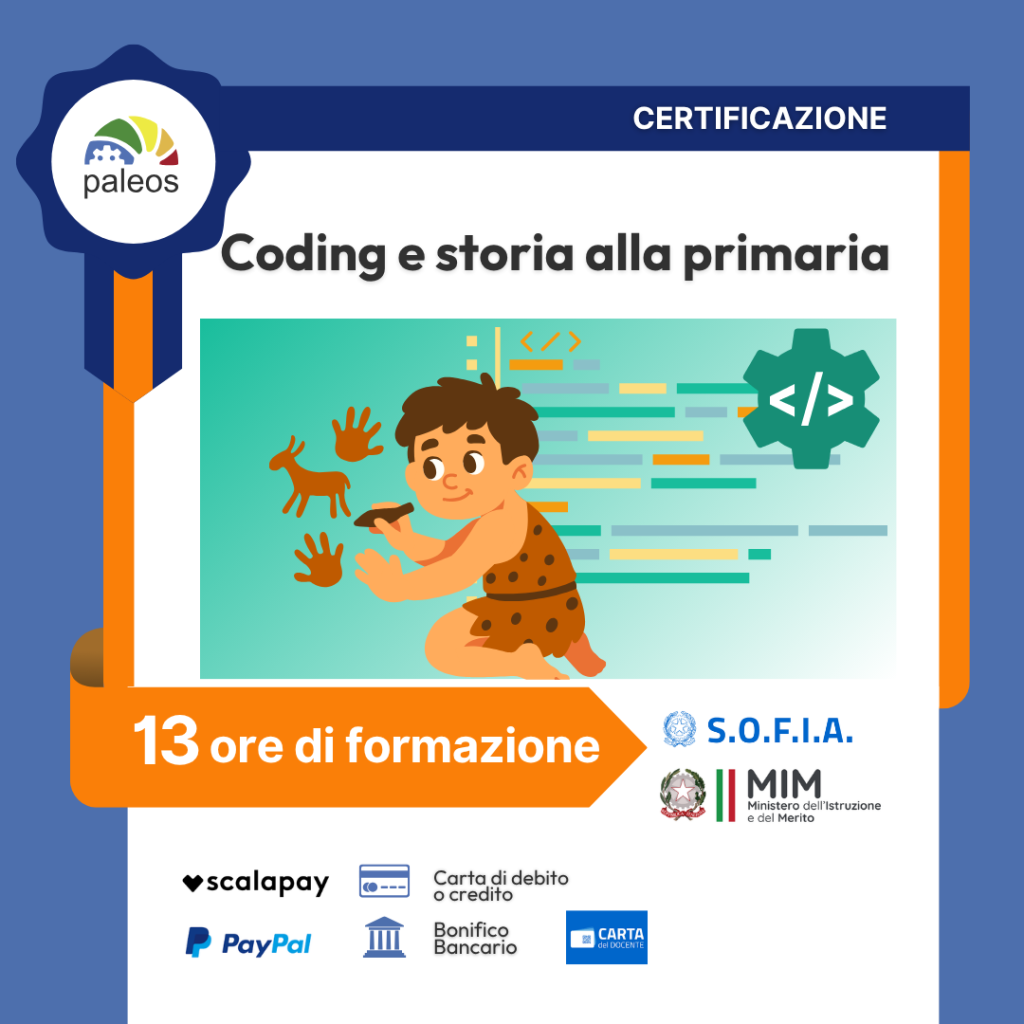 Immagine in evidenza del corso: Certificazione Coding e storia alla primaria
