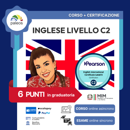 CORSO + CERTIFICAZIONE INGLESE livello C2