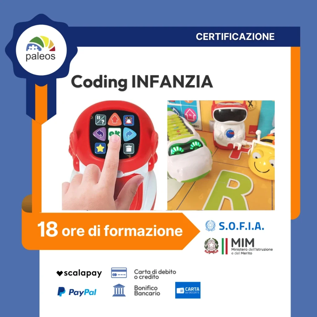 Certificazione CODING infanzia Paleos