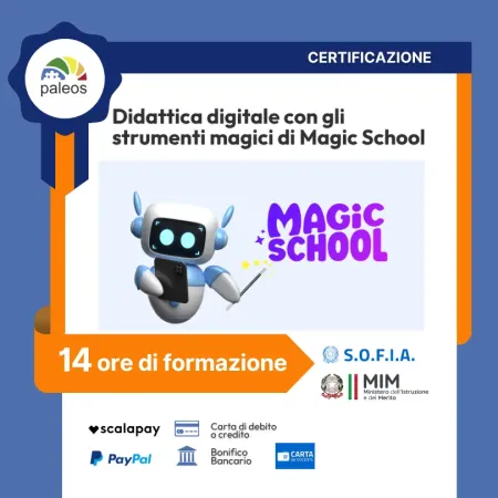 Certificazione Didattica digitale con gli strumenti magici di Magic School