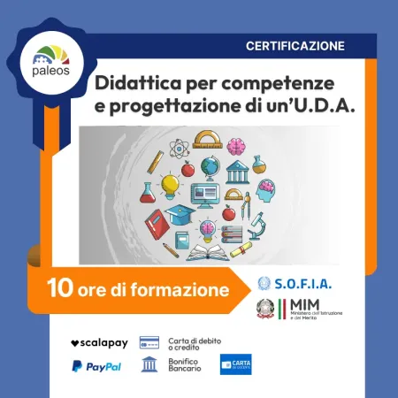 Certificazione Didattica per competenze e progettazione di un’UDA (con le app)