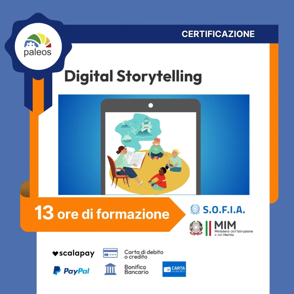 Certificazione Digital storytelling (infanzia e primaria)