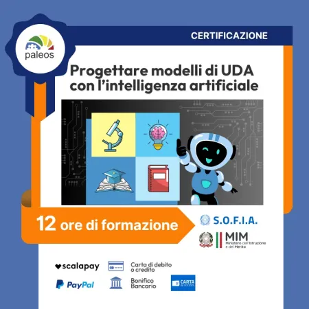 Certificazione Progettare modelli di UDA con l’intelligenza artificiale