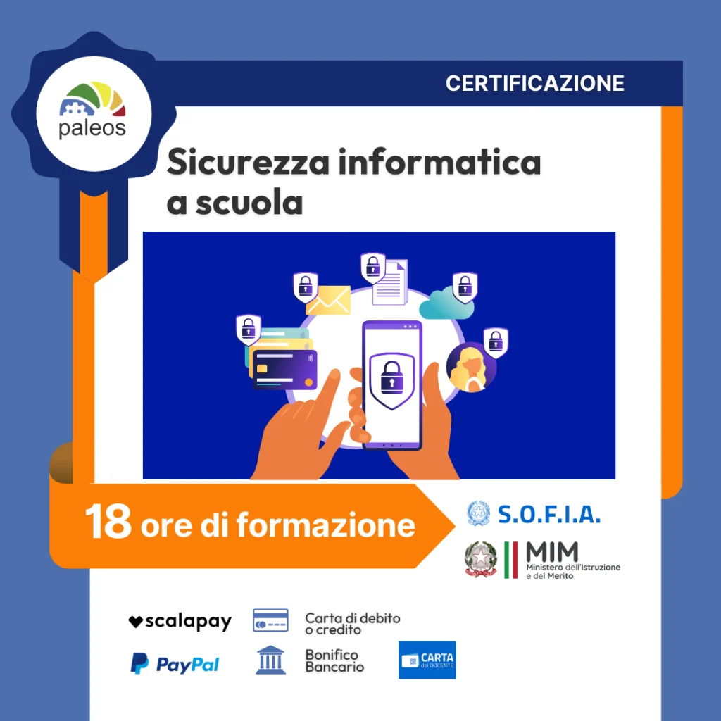 Certificazione Sicurezza informatica a scuola