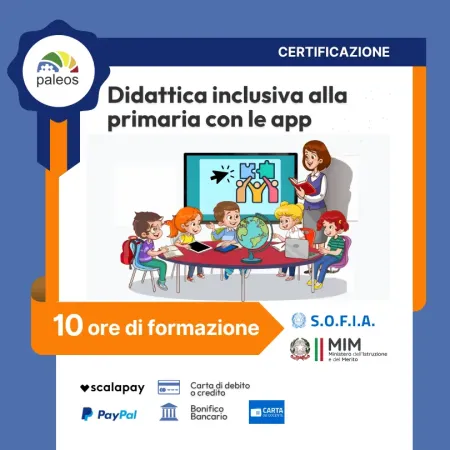 Certificazione Didattica inclusiva alla primaria con le app